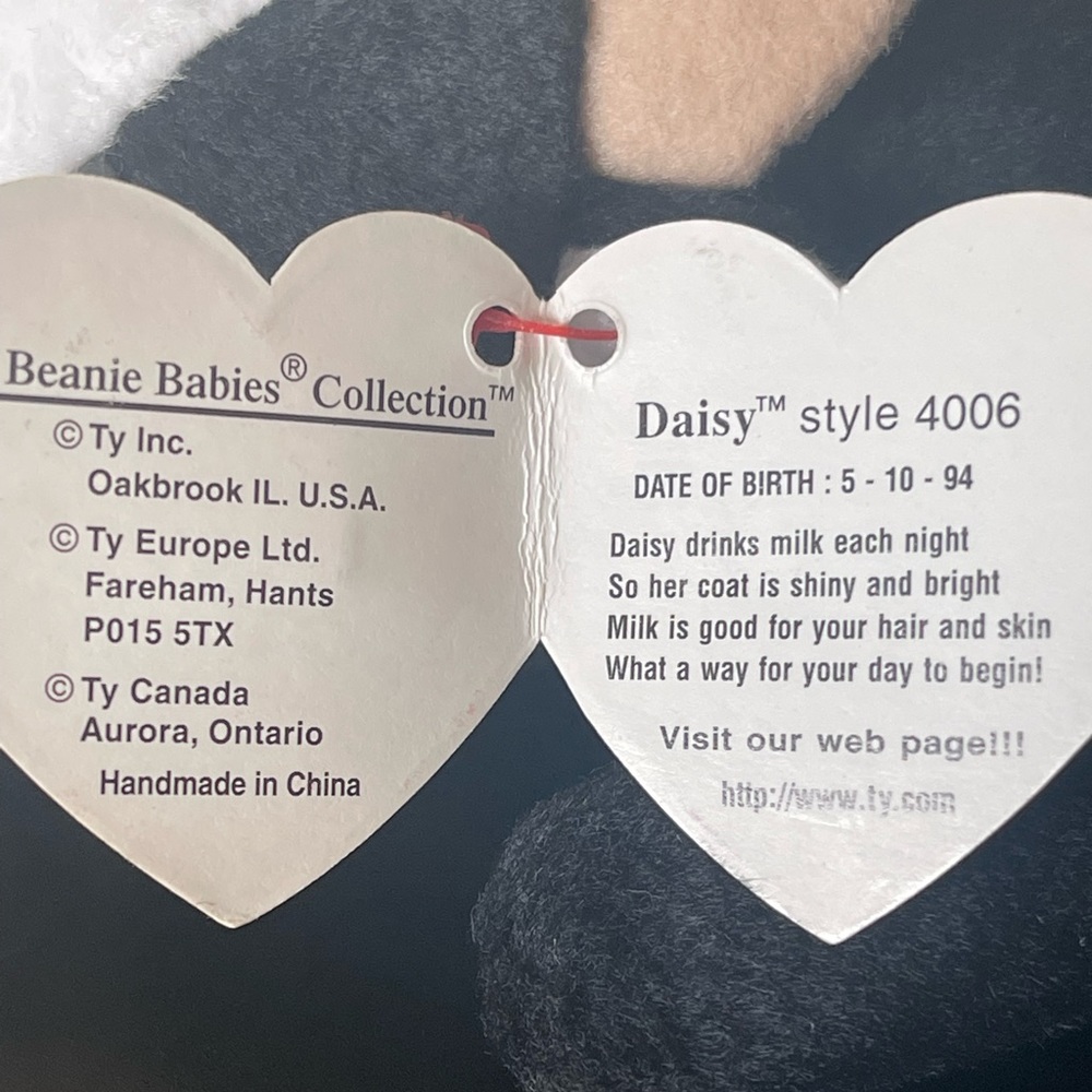 TY BEANIE BABIES Daisy The Cow - Picture 2 of 8